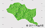 Political Map of Nanping Shi, cropped outside