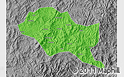 Political Map of Nanping Shi, desaturated