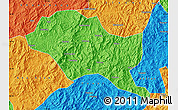 Political Map of Nanping Shi