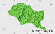 Political Map of Nanping Shi, single color outside