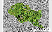 Satellite Map of Nanping Shi, lighten, desaturated
