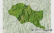 Satellite Map of Nanping Shi, lighten