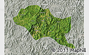 Satellite Map of Nanping Shi, lighten, semi-desaturated