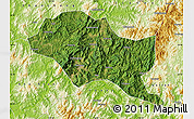 Satellite Map of Nanping Shi, physical outside