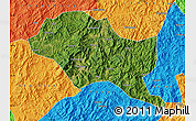 Satellite Map of Nanping Shi, political outside
