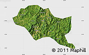 Satellite Map of Nanping Shi, single color outside