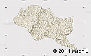 Shaded Relief Map of Nanping Shi, cropped outside