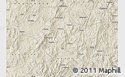 Shaded Relief Map of Nanping Shi