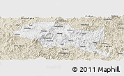 Classic Style Panoramic Map of Nanping Shi