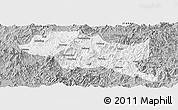 Gray Panoramic Map of Nanping Shi