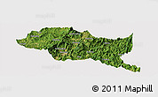 Satellite Panoramic Map of Nanping Shi, cropped outside