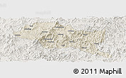 Shaded Relief Panoramic Map of Nanping Shi, lighten