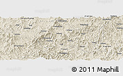 Shaded Relief Panoramic Map of Nanping Shi