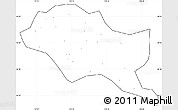 Blank Simple Map of Nanping Shi, cropped outside, no labels