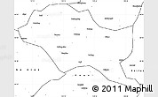 Blank Simple Map of Nanping Shi