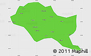 Political Simple Map of Nanping Shi, single color outside
