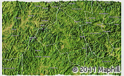 Satellite 3D Map of Pingnan
