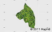 Satellite Map of Pingnan, single color outside