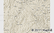 Shaded Relief Map of Pingnan