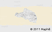Classic Style Panoramic Map of Pingnan, single color outside