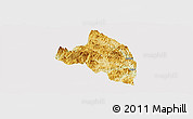 Physical Panoramic Map of Pingnan, cropped outside