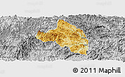Physical Panoramic Map of Pingnan, desaturated
