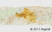 Physical Panoramic Map of Pingnan, lighten