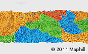 Political Panoramic Map of Pingnan