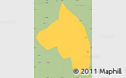 Savanna Style Simple Map of Pingnan