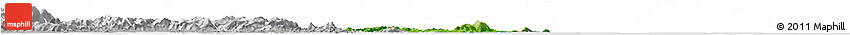 Physical Horizon Map of Pingtan, lighten, desaturated