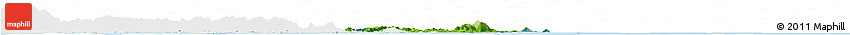 Physical Horizon Map of Pingtan, single color outside