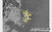 Satellite Map of Pingtan, desaturated