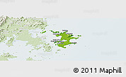 Physical Panoramic Map of Pingtan, lighten