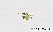 Satellite Panoramic Map of Pingtan, cropped outside