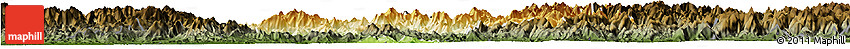 Physical Horizon Map of Pucheng, darken Physical Horizon Map of Pucheng, darken