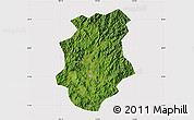 Satellite Map of Pucheng, cropped outside