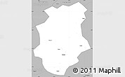 Gray Simple Map of Pucheng