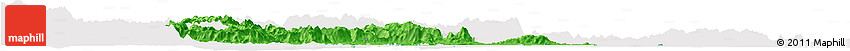 Political Horizon Map of Putian, cropped outside