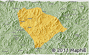 Savanna Style 3D Map of Sha Xian