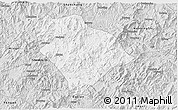 Silver Style 3D Map of Sha Xian