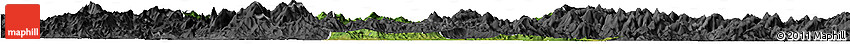 Satellite Horizon Map of Sha Xian, darken, desaturated