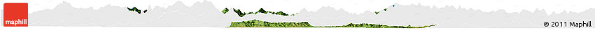 Satellite Horizon Map of Sha Xian, single color outside