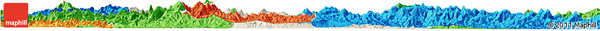 Shaded Relief Horizon Map of Sha Xian, political outside Shaded Relief Horizon Map of Sha Xian, political outside