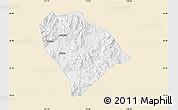 Classic Style Map of Sha Xian, single color outside