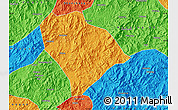 Political Map of Sha Xian