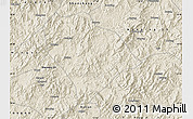 Shaded Relief Map of Sha Xian