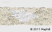 Classic Style Panoramic Map of Sha Xian