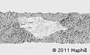 Gray Panoramic Map of Sha Xian