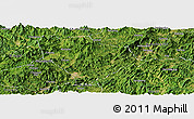 Satellite Panoramic Map of Sha Xian