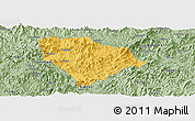 Savanna Style Panoramic Map of Sha Xian